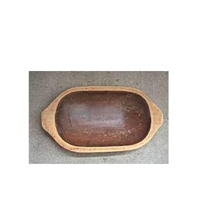 Cuenco de Masa de Madera Tallado a Mano para Decoración, Artesanía de Madera Natural y Cuenco de Masa de Madera de Tamaño Personalizado - Product Image 1