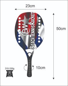 Raquettes de Tennis de plage professionnelles, en verre de carbone, personnalisées, avec votre logo, combinaisons de couleurs - Product Image 1