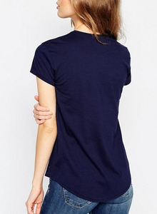 เสื้อยืดลำลองสตรี,เสื้อเข้ารูปโลโก้แบบกำหนดเอง - Product Image 4