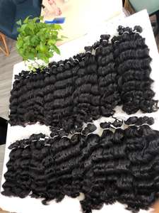 ผมมนุษย์แท้100% ไม่ผ่านกระบวนการผมมนุษย์แท้แบบไม่ผ่านกระบวนการผมตรงและหยิกทำจากเส้นเดียว - Product Image 6