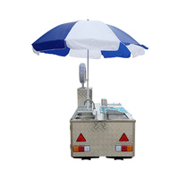 Camion de nourriture Mobile entièrement étanche, remorque pour chien, prise en charge de Snack avec cuisine complète
