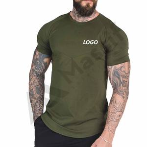 Camisetas Unisex de alta calidad 100% algodón de gran tamaño satén ganchillo patrón sólido impresión Digital diseño de logotipo personalizado para hombres - Product Image 4