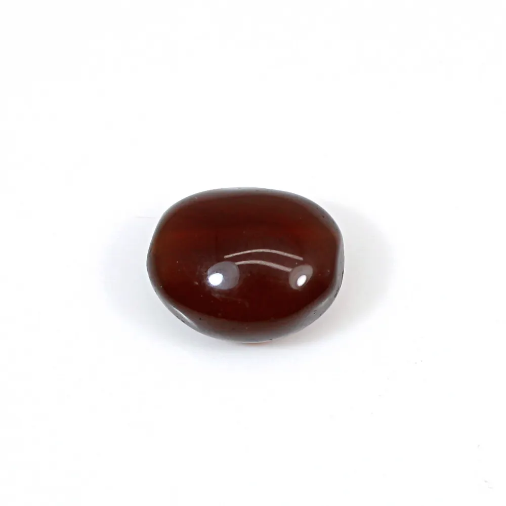 Red Onyx 15x12mm Oval Cabochon 10.50 Cts Drilled Loose Gemstone
