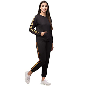 Ensemble de Jogging pour femmes, 2 pièces, nouveau style à bande latérale, survêtement pour Jogging, vente en gros - Product Image 1