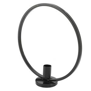 Iron Round Circle Candle Holder for Home Decor Christmas Craft Desk Decoration with Elegant Christmas <b>Candlestick</b> - Product Image 2