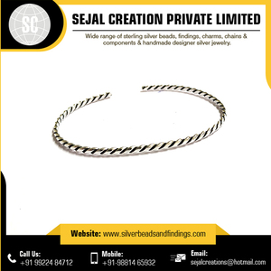 Joyería popular 925 pulseras tribales de plata esterlina al por mayor - Product Image 6