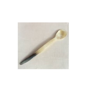 Cuillère en corne de buffle de petite taille et à prix avantageux, avec une corne de couleur blanche naturelle et au meilleur prix - Product Image 6