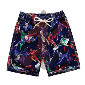 OEM 2025 Shorts de bain et de pêche pour homme, grande taille, séchage rapide, personnalisés, en toile respirante, avec impression par transfert thermique, en polyester élastique - Product Image 4