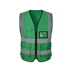 Hi Vis เสื้อกั๊กสะท้อนแสงเพื่อความปลอดภัยทางถนนผู้ชายสีเหลืองสีส้มราคาถูกสายรัดโลโก้รุ่งโรจน์สีเทปคุณลักษณะเสื้อกั๊กความปลอดภัยของผู้ชายสำหรับขาย