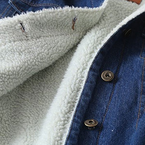 Top Tendance Tricoté Respirant Imperméable Jeans Veste Meilleur Prix De Gros Épaule Abandonnée 100% Coton Direct Usine Unisexe - Product Image 3