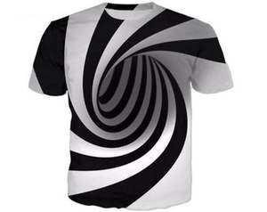 T-shirt Streetwear à manches courtes pour hommes, en coton avec impression numérique, Hip Pop, haute qualité - Product Image 2