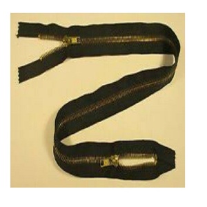 Two Way Close End Metal Zipper With Double Auto Lock Slider - Product Image 1