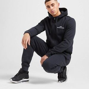 Custom Private Label Unisex Tracksuits Set Cotton Casual Wear Hoodie Full Length Pants Two Piece Tracksuit - Product Image 5