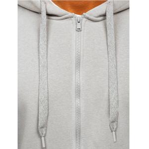 Sudadera con capucha para hombre, con logotipo personalizado, color blanco, con cremallera, informal, a la moda, estilo Hip Hop, ropa deportiva de cara completa, Tops con cremallera completa - Product Image 2