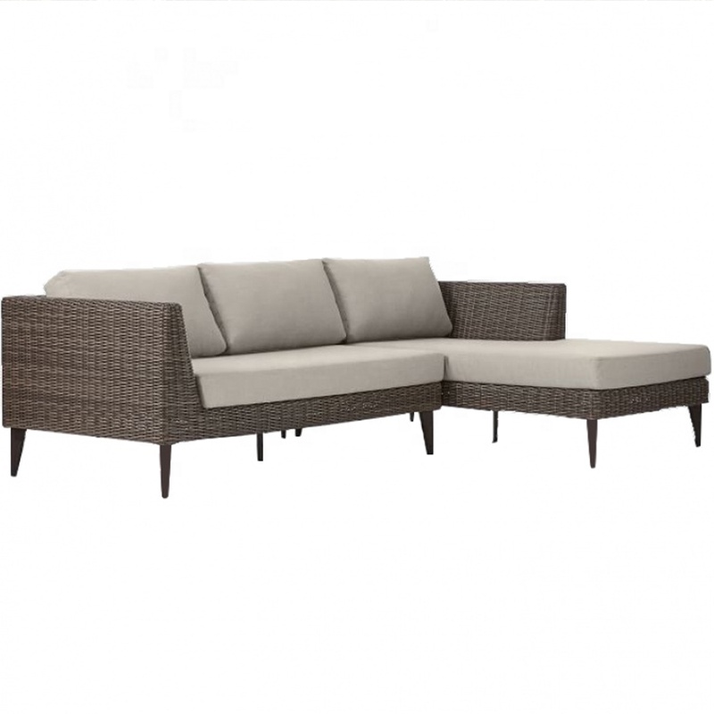 Exclusive Outdoor garden Rattan patio modular sectional sets sofa set furniture