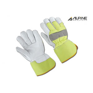 Guantes de aparejo de seguridad industrial Forro de algodón de cuero de alta resistencia Jardinería Transporte Soldadura Canadiense Venta al por mayor Fuego impermeable - Product Image 2