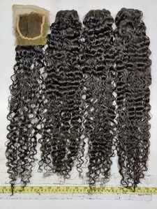 Extensiones de Cabello Rizado Natural Brasileño Remy 100% con Doble Trama, Cierre Frontal y Pelucas Personalizadas - Product Image 5