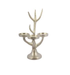 Bougeoir de pilier en métal de conception décorative supérieure Fabricant en gros Fournisseur de bougies en métal faites à la main de nouvelle conception d'Inde - Product Image 1