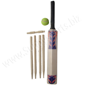 Soleado deportes cricket conjunto murciélago bola muñones niños junior senior cricket kit - Product Image 2
