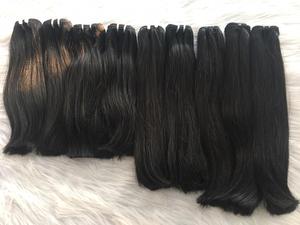 Extensión a granel de cabello humano virgen sin procesar vietnamita Super doble recto Remy sedoso recto sin enredos - Product Image 5