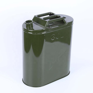 5แกลลอน20L แก๊ส Jerry <span class=keywords><strong>Can</strong></span> เชื้อเพลิงถังเหล็กสีเขียว - Product Image 2