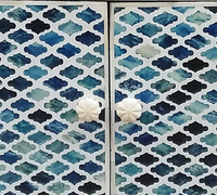 Prix d'usine indien Incrustation d'os Meubles Marrakech Incrustation d'os bleu Table de chevet Hôtel Chambre Table d'appoint vente en gros Meilleur prix
