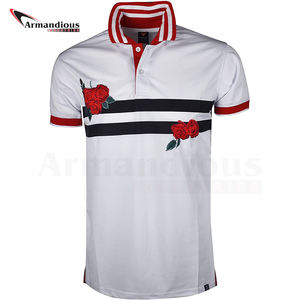 Camiseta de moda personalizada para hombre, Polo con logotipo bordado - Product Image 5