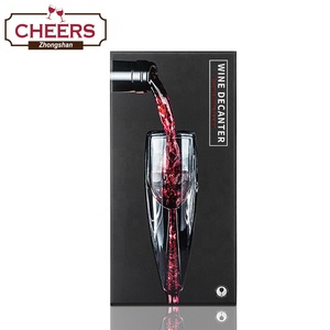 Aireador de vino acrílico transparente, decantador rápido Premium para amantes del vino, con bolsa de viaje de regalo, edición fabricante - Product Image 5