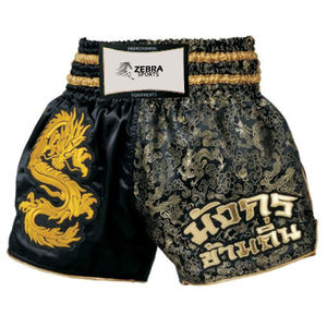 กางเกงขาสั้นมวยไทยแบบมีลายพิมพ์โลโก้ออกแบบได้ตามต้องการสำหรับการฝึกออกกำลังกาย - Product Image 2