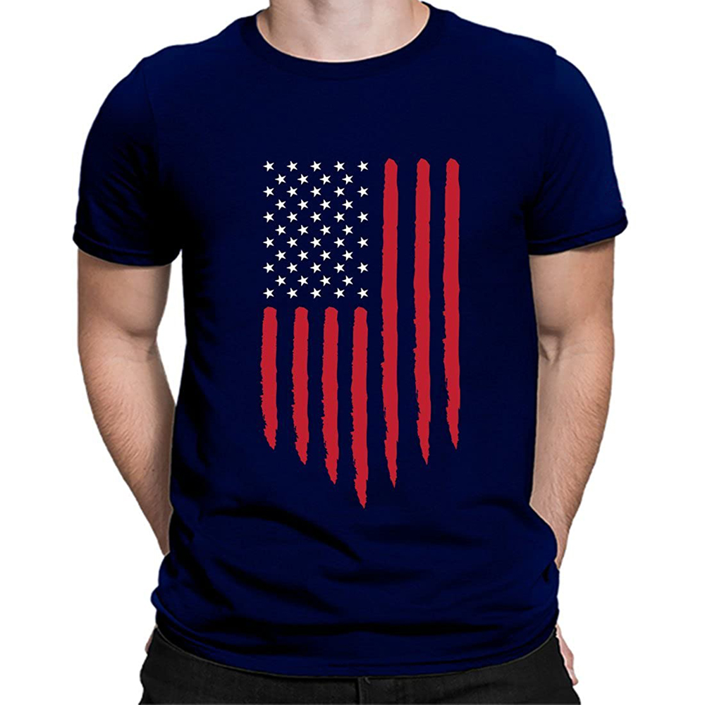 Venta al por mayor suave estados unidos bandera camiseta hombres a precios asequibles Alibaba