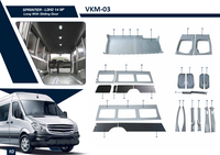 Kit de garnitures intérieures de haute qualité Vkm Plastik VKM01-02-03-04-05-06 pour Sprinter, gris/noir/beige, vente en gros, accessoires TR