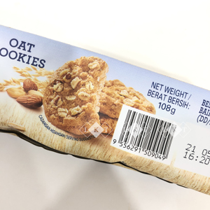 Direct d'usine en gros Quaker avoine miel noix chocolat aromatisé barre biscuits croustillant Texture goût sucré 6 mois durée de conservation - Product Image 4