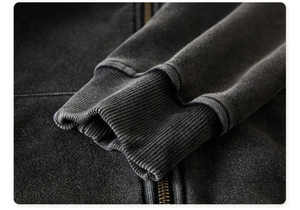 OEM Sweats à capuche de jogging unisexes et chauds, doublure polaire, pulls à fermeture éclair pour hommes et femmes - Product Image 3