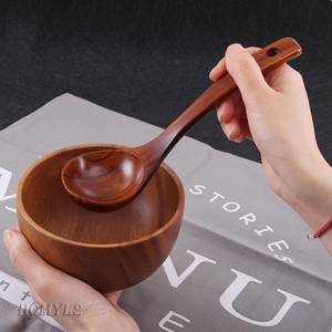 ช้อนไม้9นิ้วไม้พายข้าวเสิร์ฟช้อนช้อน Nonstick สำหรับใช้ในห้องครัวสำหรับขนาดที่กำหนดเอง - Product Image 3