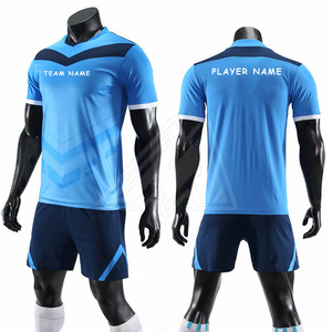 OEM vente en gros 2023 2024 nouvelle saison équipe de club maillot de football chemises hommes football shorts ensembles logo personnalisé 100% polyester - Product Image 5