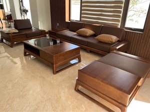 Diseños de clientes Aceptable Aplicación de apartamento de alta calidad Material de madera Juego de sala de estar Exportación DE FÁBRICA DE Vietnam - Product Image 4