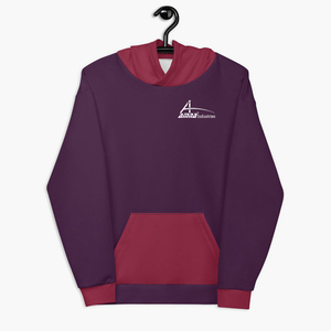 Sweat à capuche de sport pour femmes, hoodie de grande qualité à deux tons avec poches avant, - Product Image 6