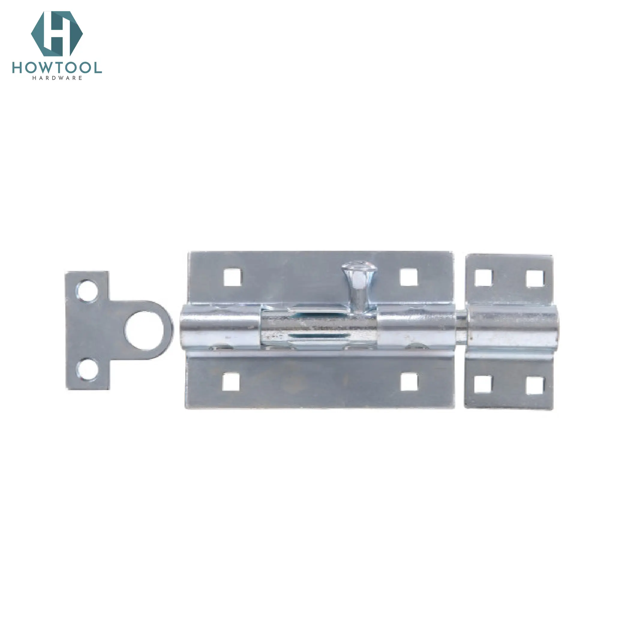 5" Barrel Bolt Lock Heavy Duty Design Sliding Gate Hardware Zinc Alloy