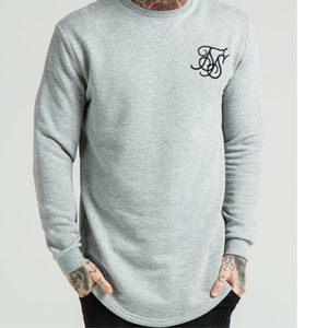 Pesado caliente curvo dobladillo de lana de algodón jersey Sudadera con capucha de los hombres de encargo sudaderas con capucha sudadera - Product Image 5