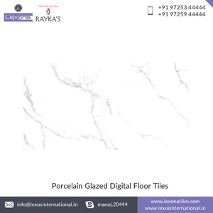 Magníficas Baldosas de Porcelana Modernas de 600x1200 mm, Acabado Brillante, Resistentes al Ácido, 8 mm de Grosor, para Uso en Interiores - Product Image 3