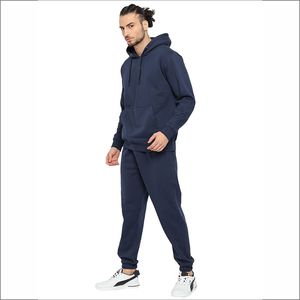 Sweat à capuche 100% coton pour homme, Logo brodé, impression personnalisée, survêtement couleur unie, grande taille, unisexe - Product Image 5