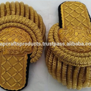 Customs High Quality Epaulettes and Badge Formal Uniform Accessories <b>Shoulder</b> Boards Logos - Product Image 3