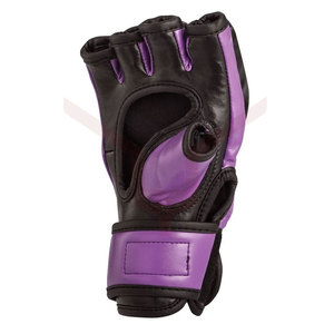 ถุงมือชกมวย MMA 8ออนซ์นวมสูงสำหรับผู้ใหญ่ถุงมือชกมวยทำจากหนังมีลายพิมพ์โลโก้ได้ตามต้องการ - Product Image 3