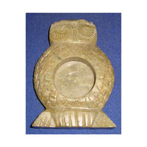 Porte-bougie en pierre ollaire faits à la main - Product Image 1