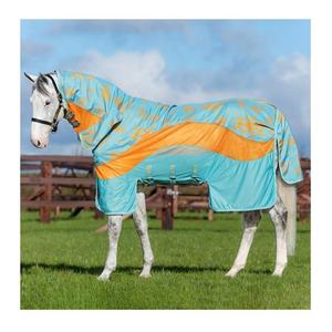 Couverture de cheval 100% coton de haute qualité respirante et confortable fabriquée par des experts en tapis de cheval - Product Image 6