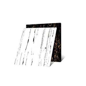 Carreaux de sol en porcelaine à finition métallique moderne 600x600mm pour centres commerciaux et pièces sombres, fonction pare-feu - Product Image 3