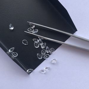 5mm 7mm cristal naturel Quartz pierre à facettes poire pierre précieuse en vrac en ligne pour la fabrication de bijoux en vrac nouveau AAA pour la fabrication de bijoux - Product Image 2