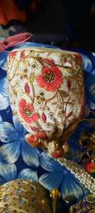 Sacs à cordon brodés, coloré et vives, sur mesure, convient aux marques de mode et les créateurs de robes de mariée - Product Image 4