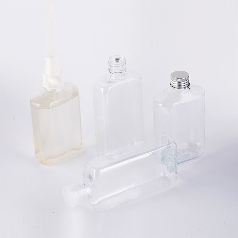 Leading Manufacturer Premium Quality Food Grade 250ml Transparent PCR PET Plastic Packaging Bottle at Competitive Price