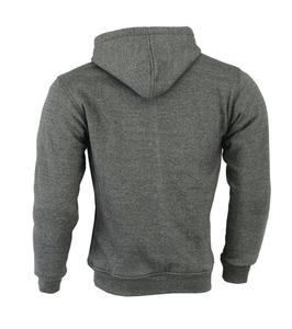 Sweat-shirt de moto en molleton pour hommes, unisexe, noir, armure amovible, veste de moto - Product Image 5